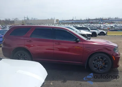 2021 Dodge Durango R/T Awd из США, поврежденный, VIN 1C4SDJCT9MC848827